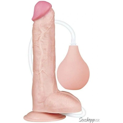 Squirt Extreme Stříkací realistické dildo s přísavkou 10"