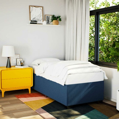 zahrada-XL 3284449 Rám postele bez matrací modrá textil
