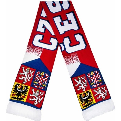 Fanouškovská pletená šála ČESKO / CZECHIA – Zboží Dáma