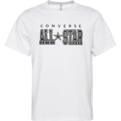 Converse Standard fit center front chuck patch core tee biele čierne