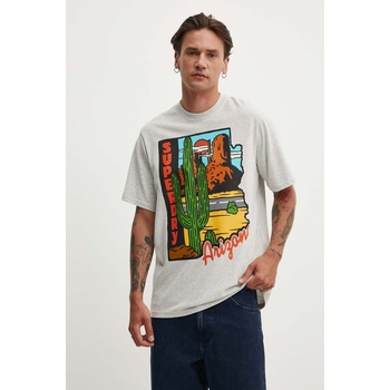 Superdry Тениска Superdry в сиво с принт M1012158A-5WB (M1012158A.5WB)