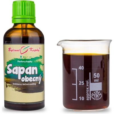 Bylinné kapky Pavlovy Sapan obecný TCM tinktrura 50 ml