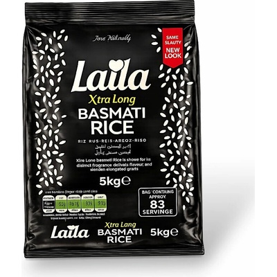 Laila Basmati extra dlhozrná ryža 5 kg