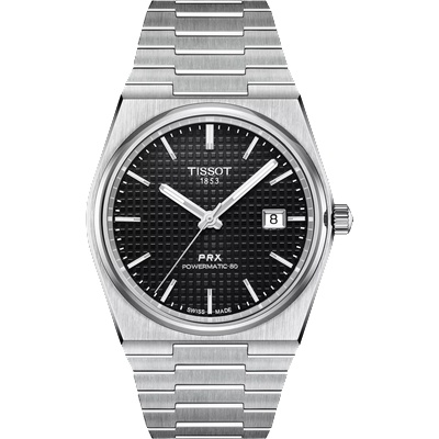 Tissot Мъжки часовник Tissot PRX 137.407. 11.051. 00, Сребрист / Черен (TIS137.407.11.051.00)