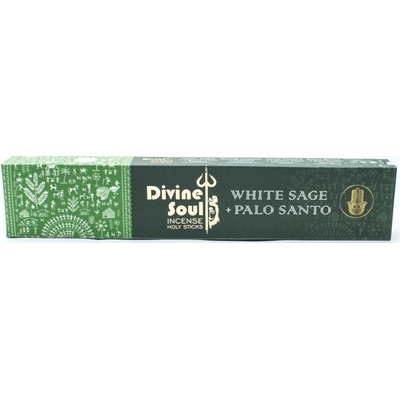 Divine Soul Bílá šalvěj a Palo santo vonné tyčinky 15 g – Sleviste.cz
