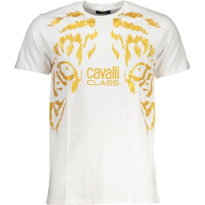 Cavalli class Мъжка тениска с къс ръкав cavalli class, Бял (qxt62vjd060_bi00053)