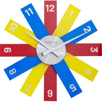 NeXtime Стенен часовник Plexi цветен (3285DI)