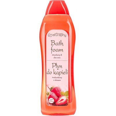 Naturaphy Pena do kúpeľa jahoda a aloe vera 30080 1000 ml