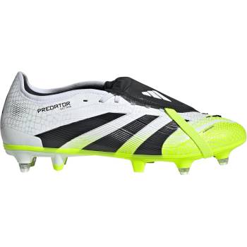 Adidas Футболни бутонки Adidas Predator Pro Fold-Over Tongue Soft Ground Football Boots - White/Blk/Lemon