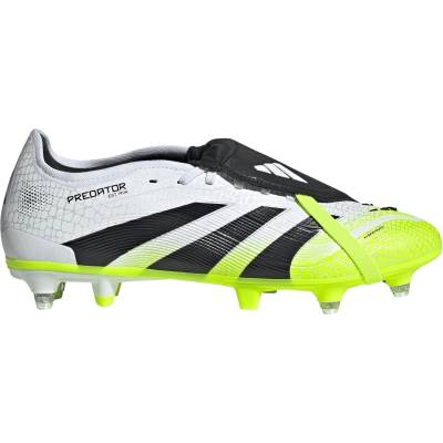 Adidas Футболни бутонки Adidas Predator Pro Fold-Over Tongue Soft Ground Football Boots - White/Blk/Lemon