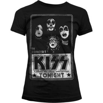 Image 1 of HYBRIS дамска тениска kiss - В Концерт Разстроен Постер - hybris - er-5-kiss001-h68-7-bk