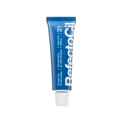 RefectoCil Eyelash And Eyebrow Tint farba na obočie a mihalnice 2,1 Deep Blue 15 ml