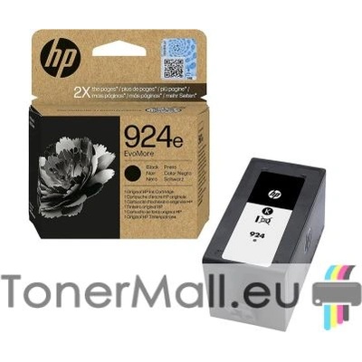 HP Мастилена касета HP 924e EvoMore Black, 4K0V0NE