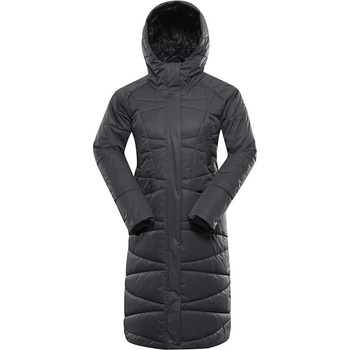 ALPINE PRO Палто Alpine pro Golena coat - Black (Dark True Gray)