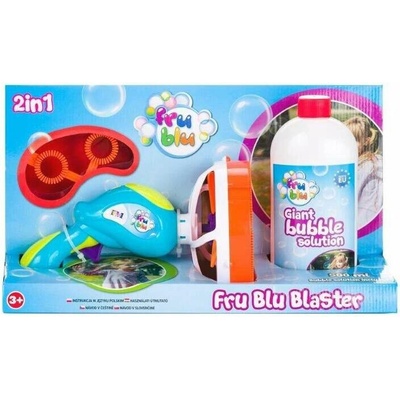 Súprava mydlových bublín Fru Blu Blaster 2 v 1 s 500 ml balónikového roztoku