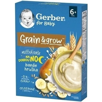 Gerber Mliečna kaša na Dobrú noc banán a hruška 200 g