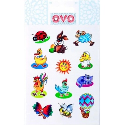 Druchema 14602011 OVO Obtisky na velikonoční vajíčka moderní, arch 12ks