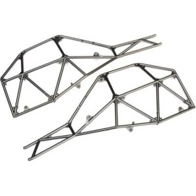 Traxxas странични части на шасито черно хромирани