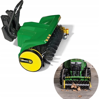 Rolly toys zelený zametač Sweepy pro traktory JD – Zboží Dáma