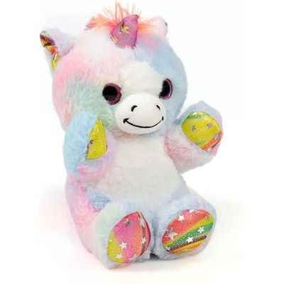 Плюшена играчка - Еднорог със звезди 22 см, шарен (С390001v3)