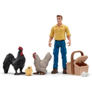 Schleich Ято кокошки (81535)