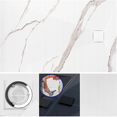 REA Magnum CARRARA WHITE 80 x 100 cm K7004
