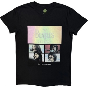 The Beatles Album Faces Gradient Silver Printing (Embellished) Black M Риза (BEATTEE435MB02)
