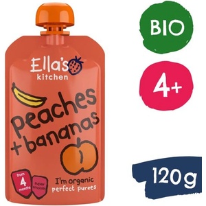 Ella's Kitchen BIO Банан с праскова (120 г) (EK018)