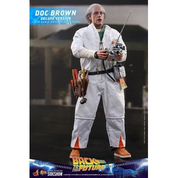 Hot Toys Back To The Future Doc Brown Deluxe Version Movie Masterpiece 30 cm