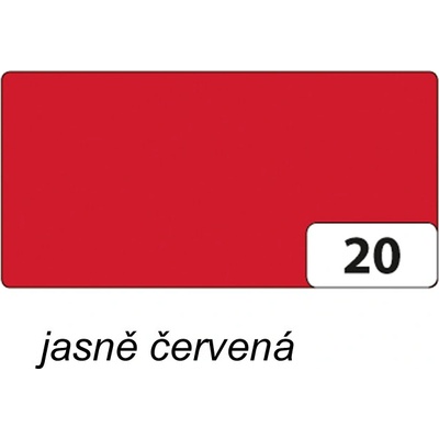 Folia Bringmann Barevný papír 130g 1 list A4 Jasně červená