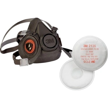 3M polomaska 6300 s časticovými filtrami 2135