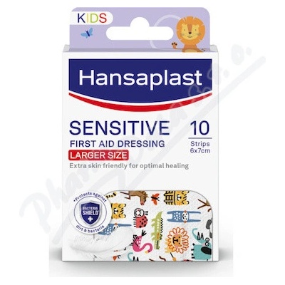 Hansaplast Kids Sensitive náplast zvířátka 10 ks