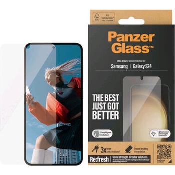 PanzerGlass Tvrdené sklo Re:fresh UWF s aplikátorom pre Samsung Galaxy S24, číra, číra 7350