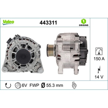 Alternátor VALEO 443311