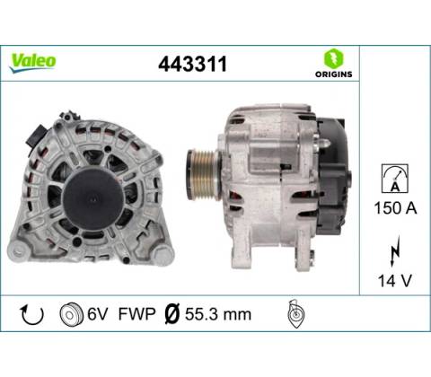 Alternátor VALEO 443311