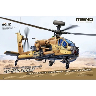 Meng AH-64 D Saraf Heavy Attack Helicopter Israeli Air Force 005 1:35