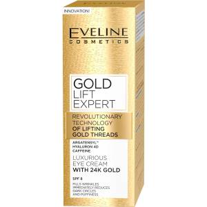 Eveline Cosmetics Околоочен крем с 24 каратово злато, 15 ml (3014518)