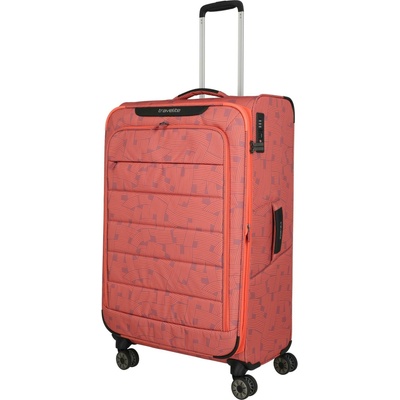 Travelite Пътен куфар Travelite Skaii 4w L Print Peach Travelite | Oranzhev | ЖЕНИ | ЕДИН РАЗМЕР