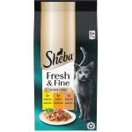 Sheba Fresh & Fine консерви за котки, пилешко, пуйка и патешко 6 x 50 г