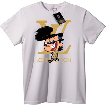 NOONEBRAND Тениска на Louis Vuitton с анимационни герои - S, Black