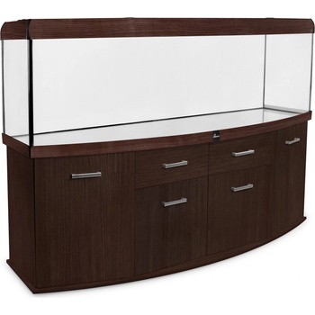 Diversa Solid LED akvarijní set vypouklý wenge 720 l