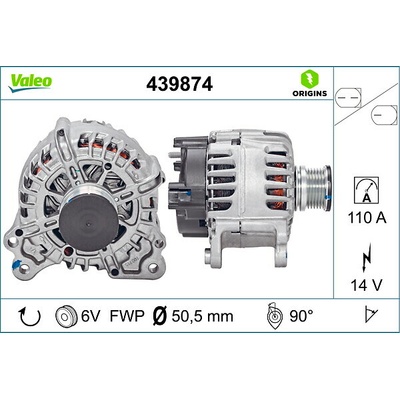 Alternátor VALEO 439874