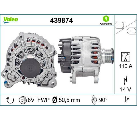 Alternátor VALEO 439874