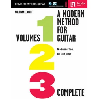 A Modern Method for Guitar: Volumes 1, 2, and 3 Complete with 14 Hours of Video Lessons and 123 Audio Tracks