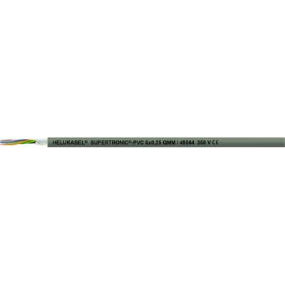 Helu 49565 vedenie ťažnej reťaze S-TRONIC-PVC 7 x 0.25 mm² sivá 100 m