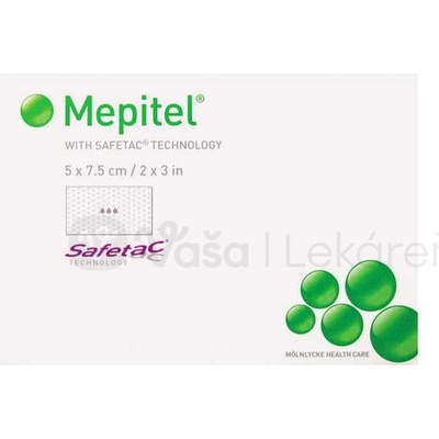 Mepitel Silikónové nepriľnavé krytie na rany 5 x 7,5 cm