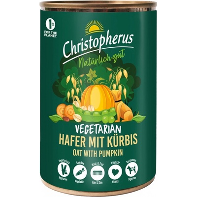 Christopherus Vegetarian ovesné vločky s dýní 6 x 400 g