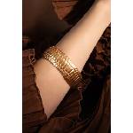 Lilou Позлатена гривна Snake (262/BRA/NO1/PO)