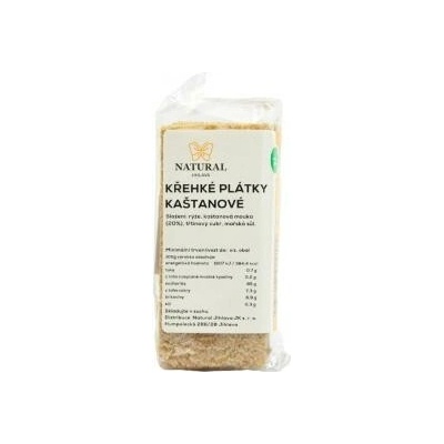 Natural Krehké plátky gaštanové 49 g
