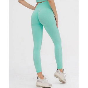 CHARON Дамски, Спортен клин с висока талия, Повдигащ ефект, Charon S Shape, Зелен (ZYLG09-GREEN-SIZE-L)